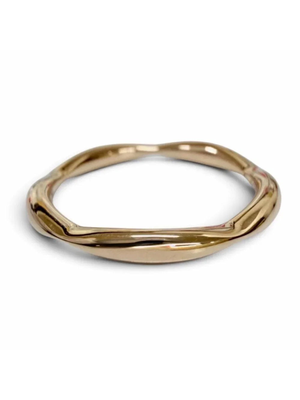 Chanel Camellia Half Eternity Diamond Ring Pink Gold 50 JP